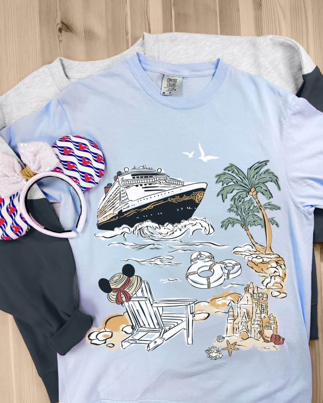 Castaway Sketch CC Tee - S, M, XL
