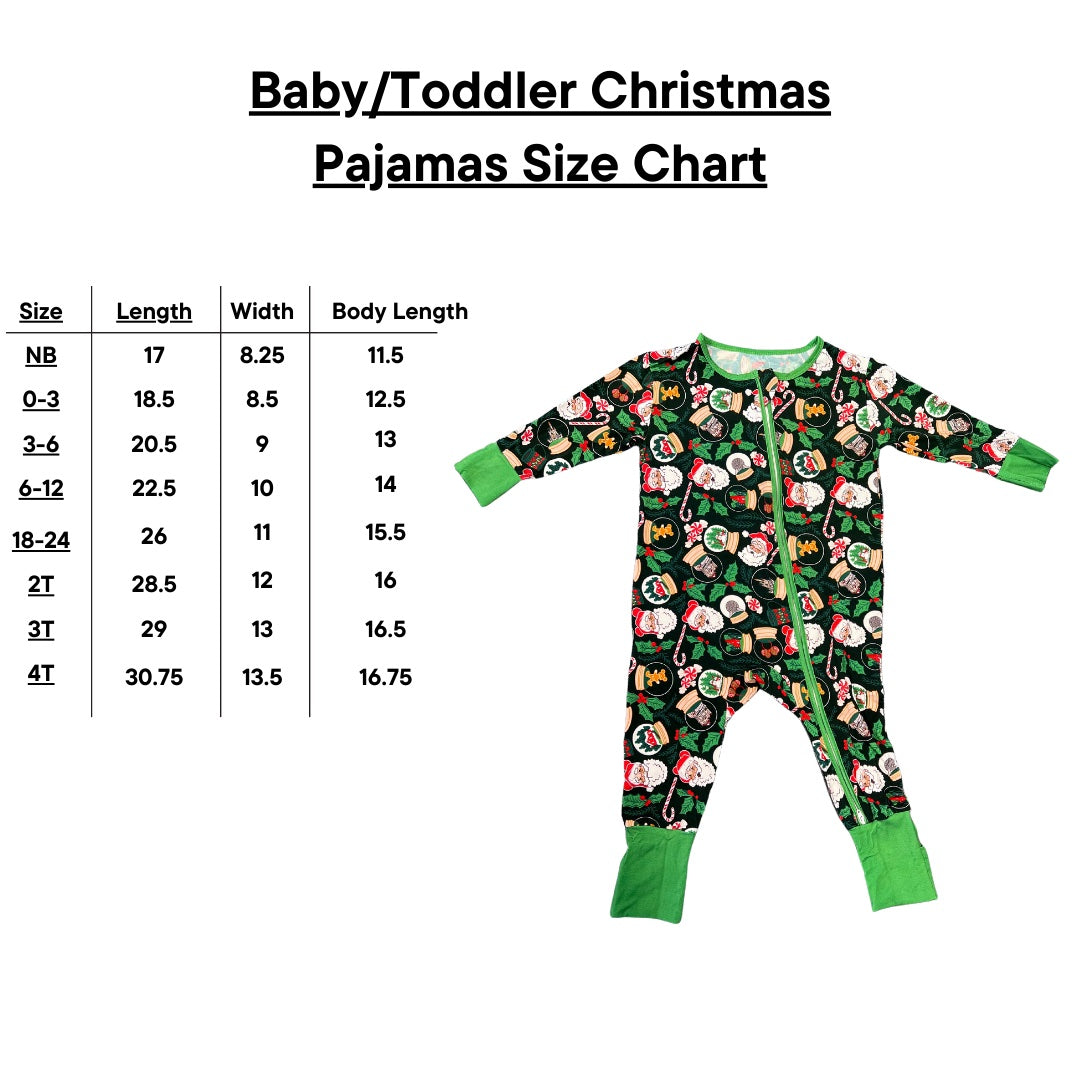 Baby + Toddler Christmas Zippy Pajamas