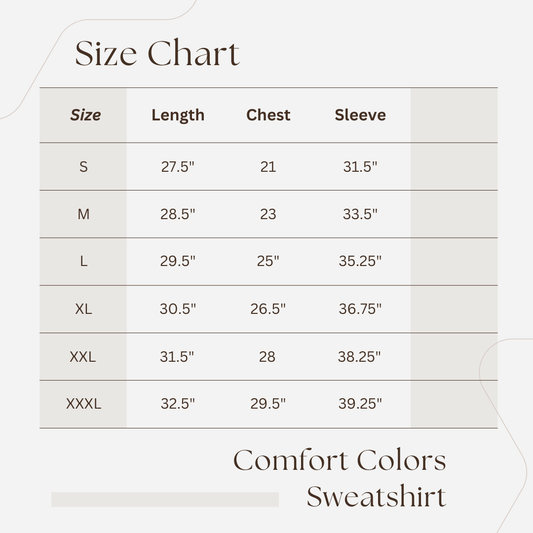 Garden Bows and Borders CC Sweatshirt - Blue Jean