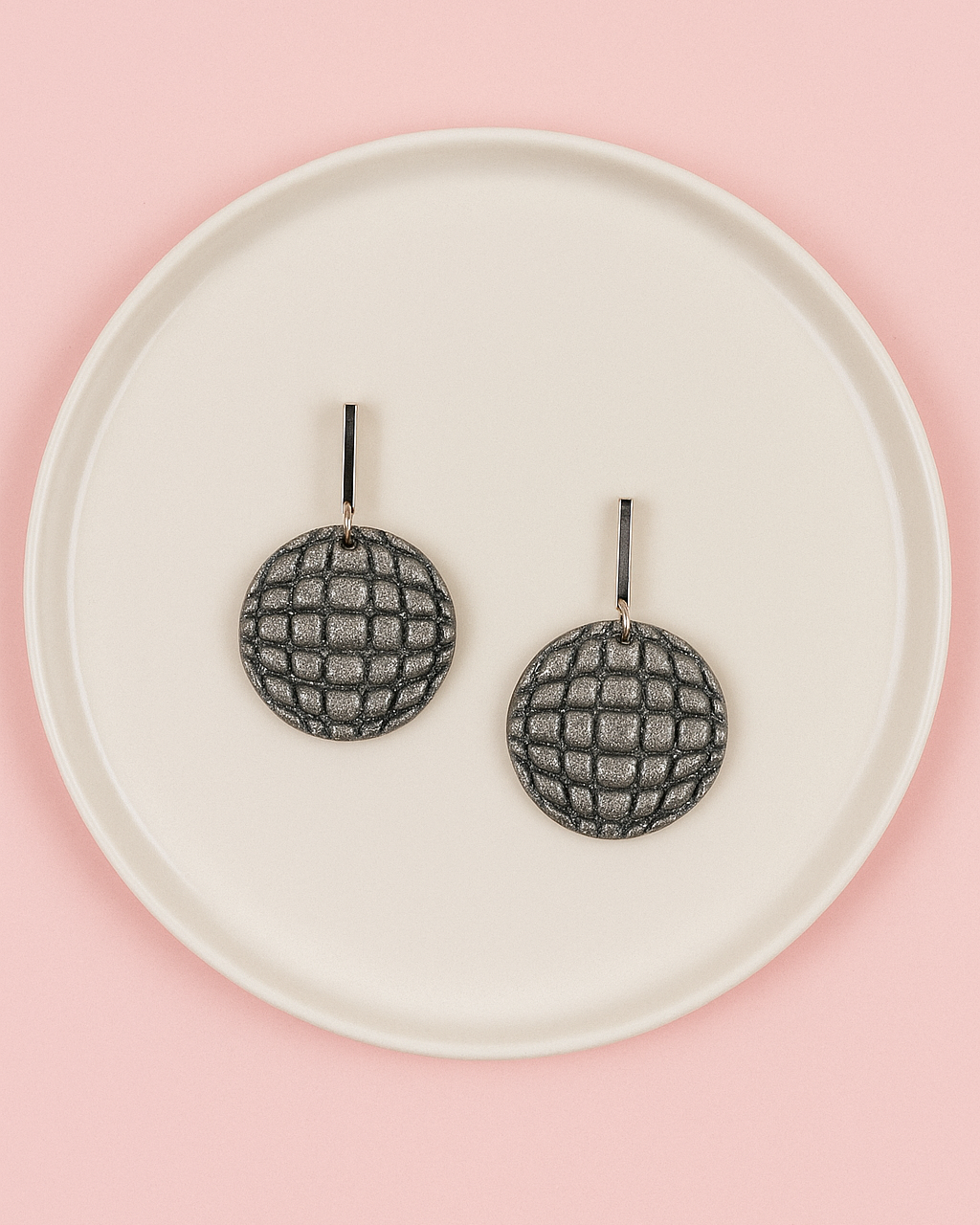 Disco Ball Earrings - Opal & Rain