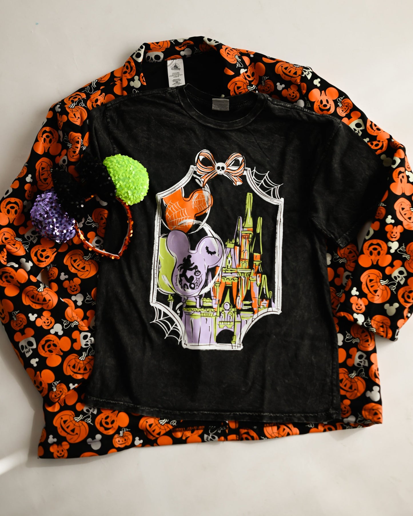 Halloween Park Snap Mineral Wash Tee