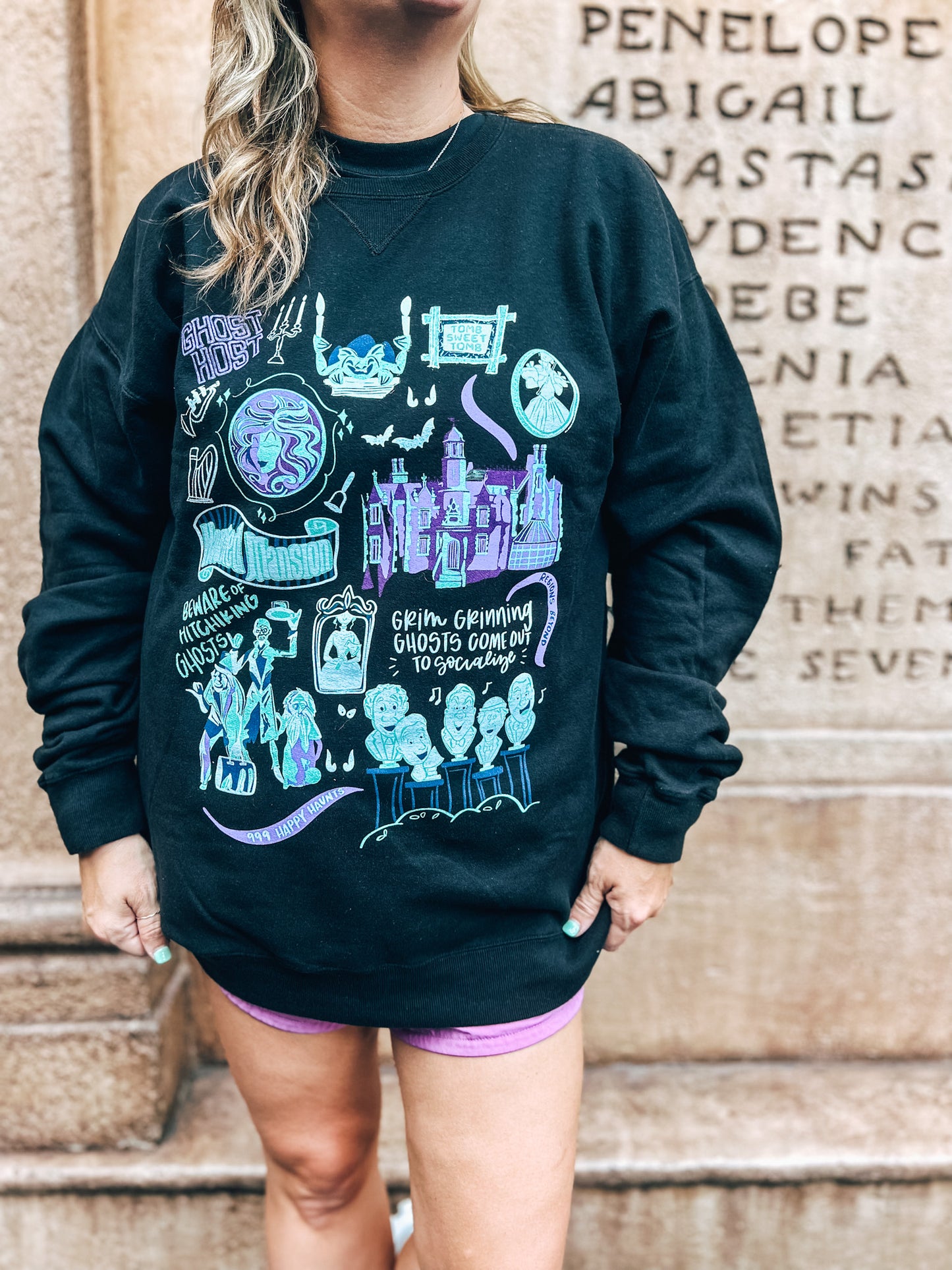 Happy Haunts Sketch Sweatshirt
