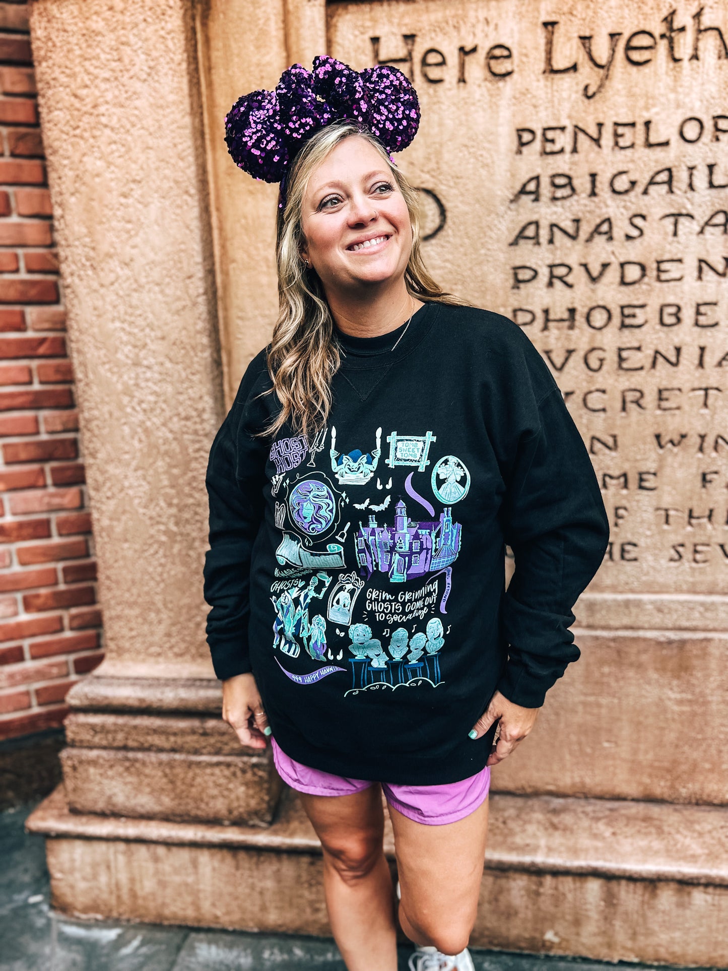 Happy Haunts Sketch Sweatshirt