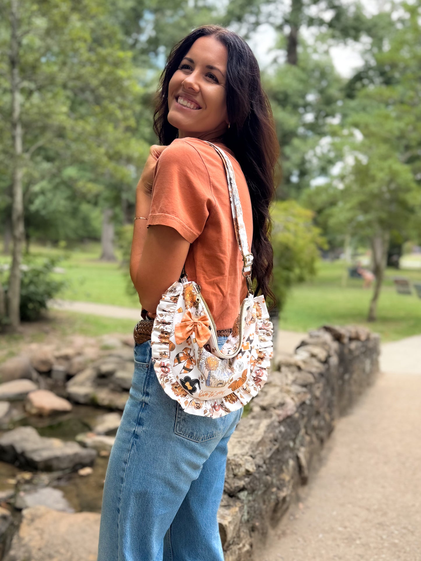 Fall Juliette Crescent Crossbody - Fall Festival Vanilla - PREORDER