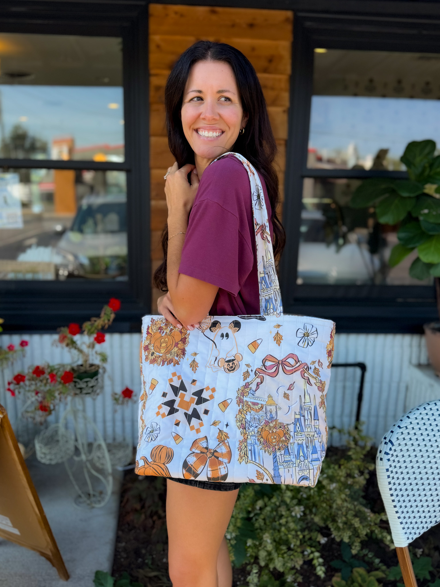 Fall Classic Quilted Tote - Fall Festival Vanilla - PREORDER
