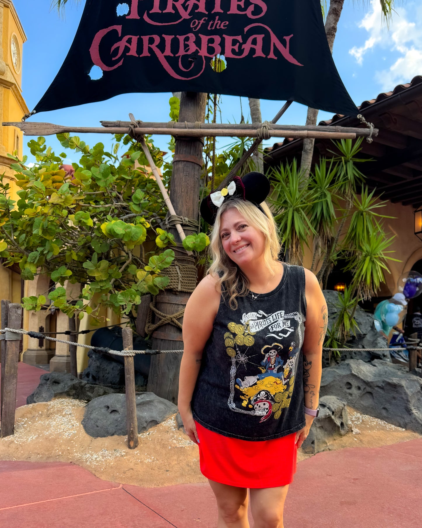 Yo-Ho Pirates Mineral Wash Tank - S + XL