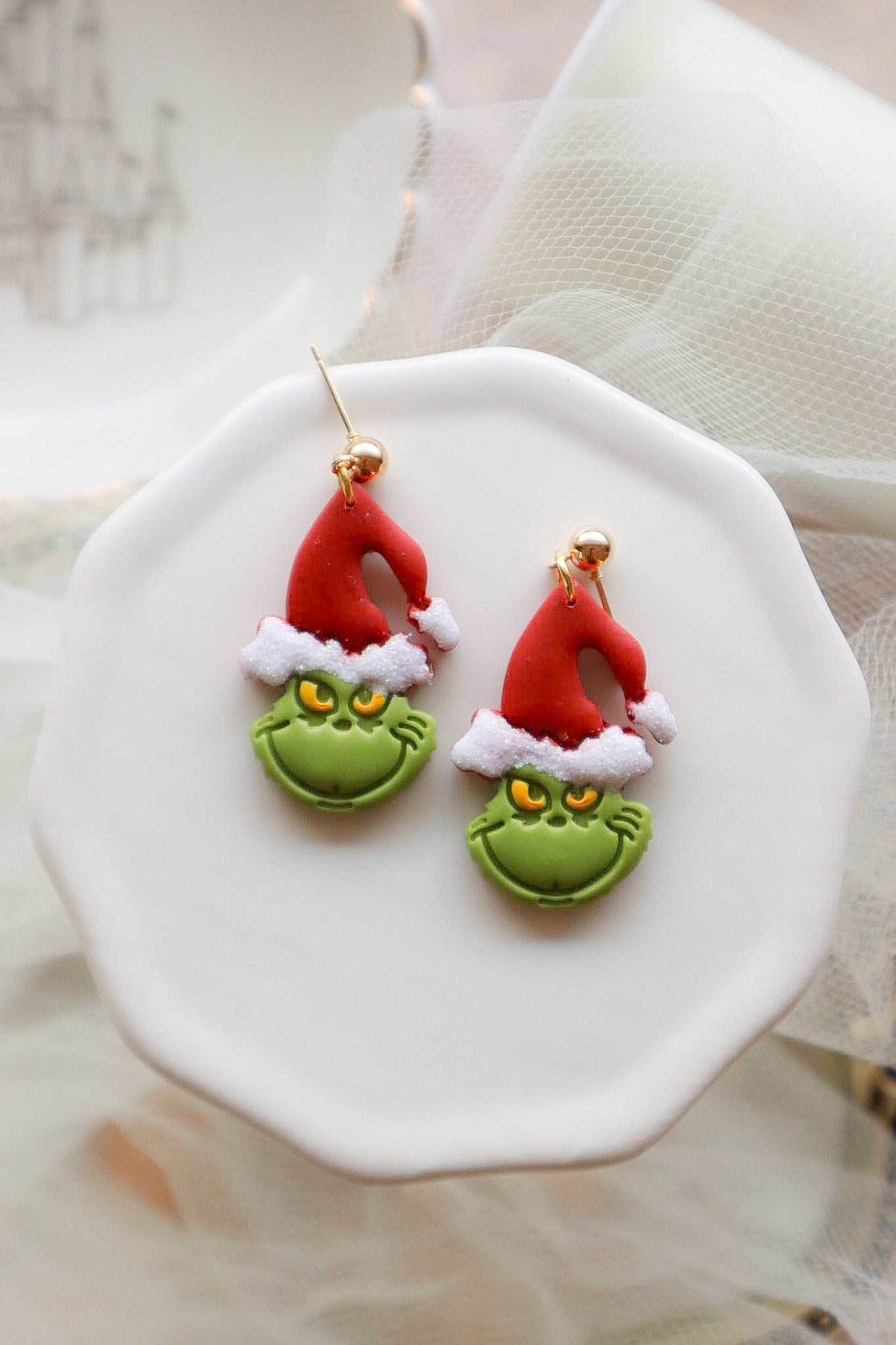 Mean One Earrings - Opal & Rain