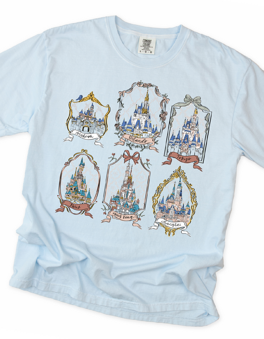 Castle Gallery CC Tee - Hydrangea - PREORDER