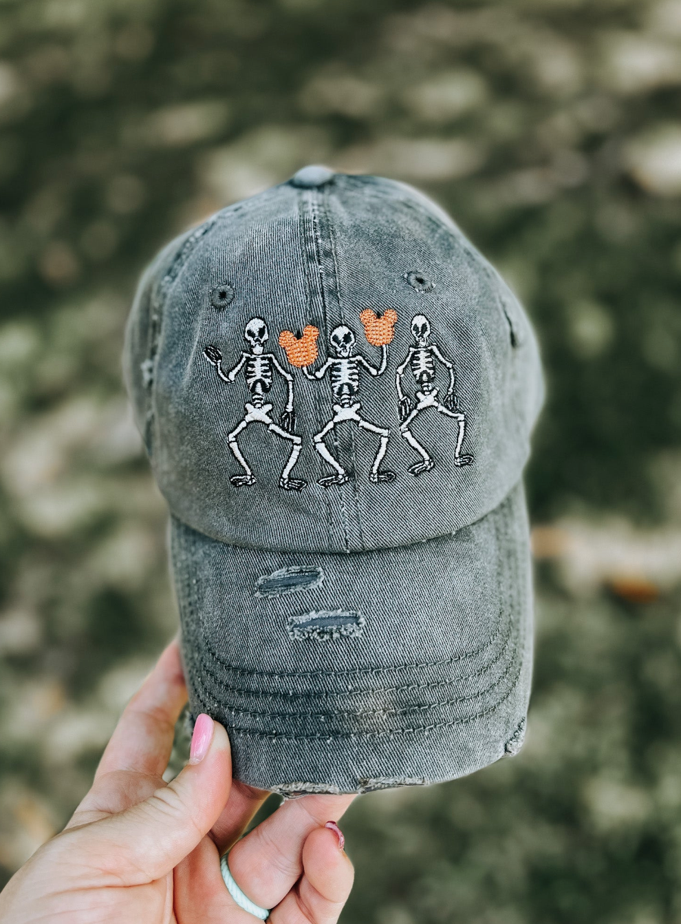 OG Spooky Skeletons Hat - Charcoal - PREORDER