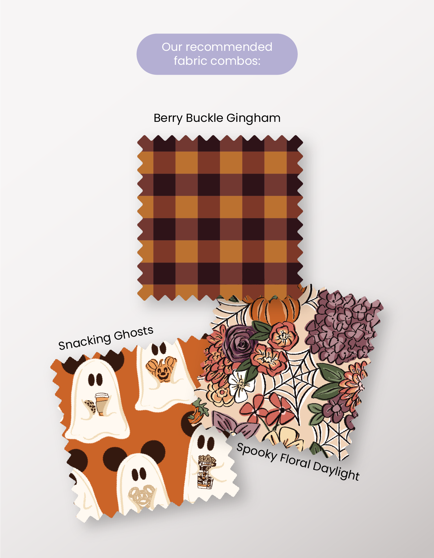 Berry Buckle Gingham Fabric - PREORDER