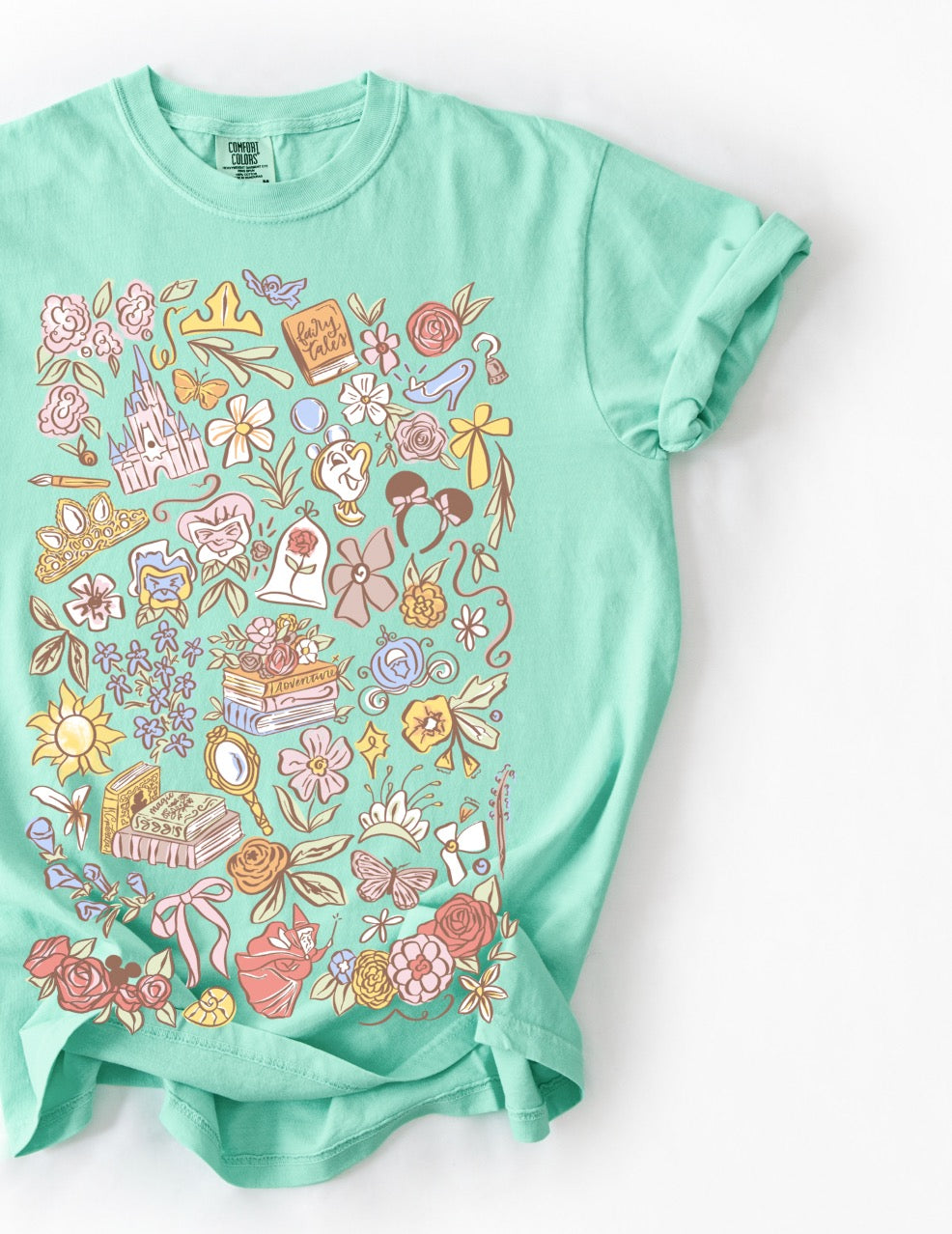 Fairytale Floral CC Tee - Island Reef