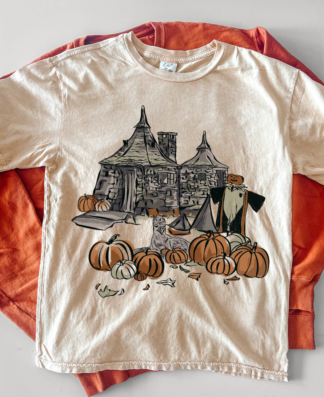 Autumn at Hagrid's Mineral Wash Tee - S+M