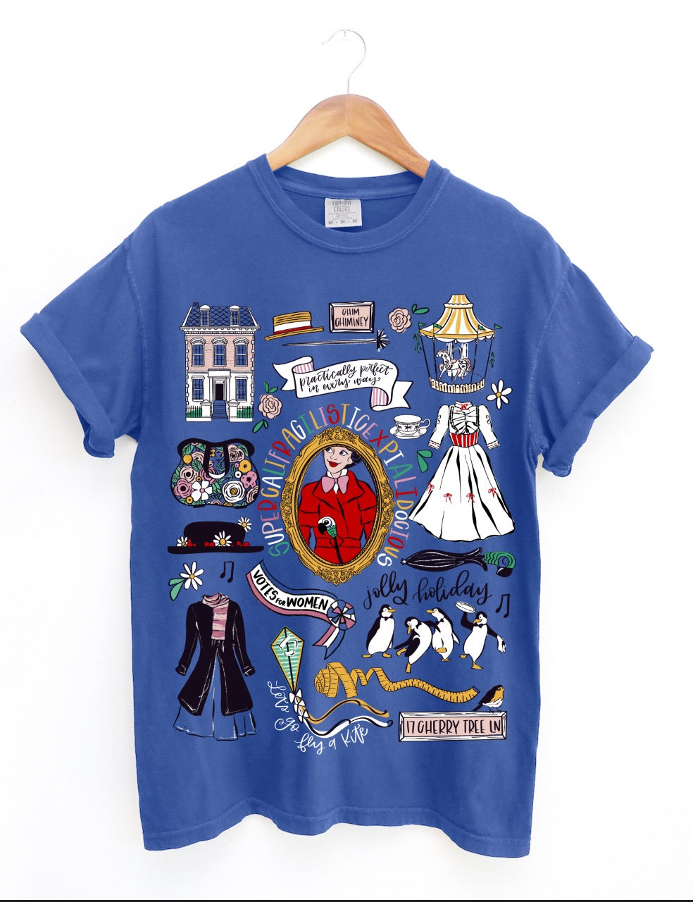 Poppins Sketch CC Tee - S, M, XL
