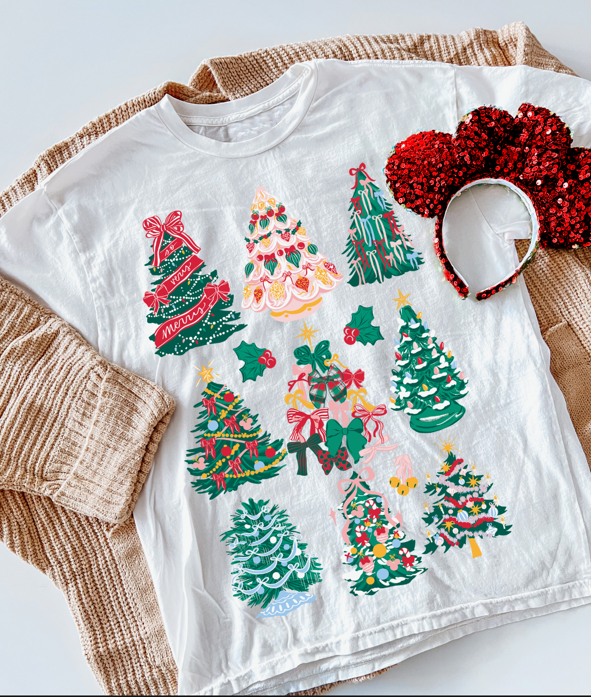 Nostalgic Christmas Trees CC Tee - PREORDER