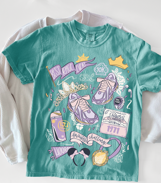 Best Race Ever CC Tee - Seafoam
