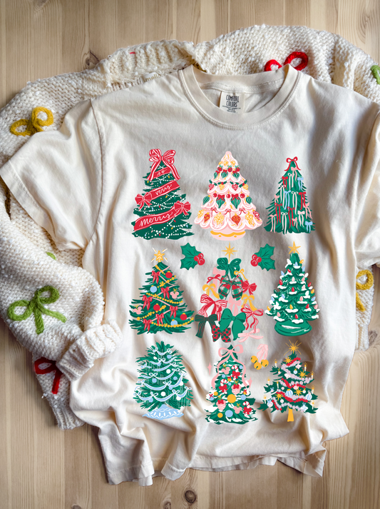 Nostalgic Christmas Trees CC Tee - M-2XL