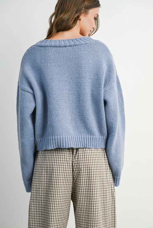 Strawberry Embroidered Cardigan- PREORDER