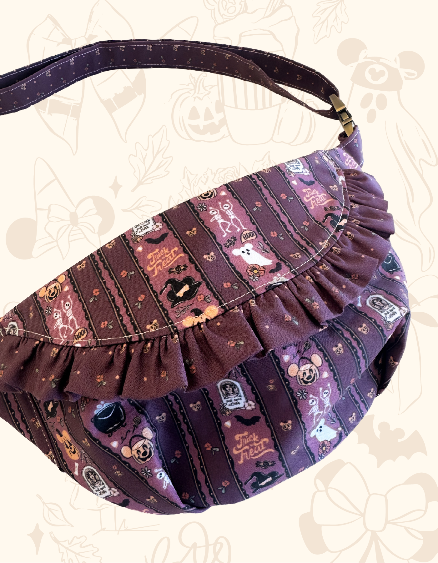 Fall Sophia Ruffle Pack - Trick or Treat Stripe & Pumpkin Dot - PREORDER