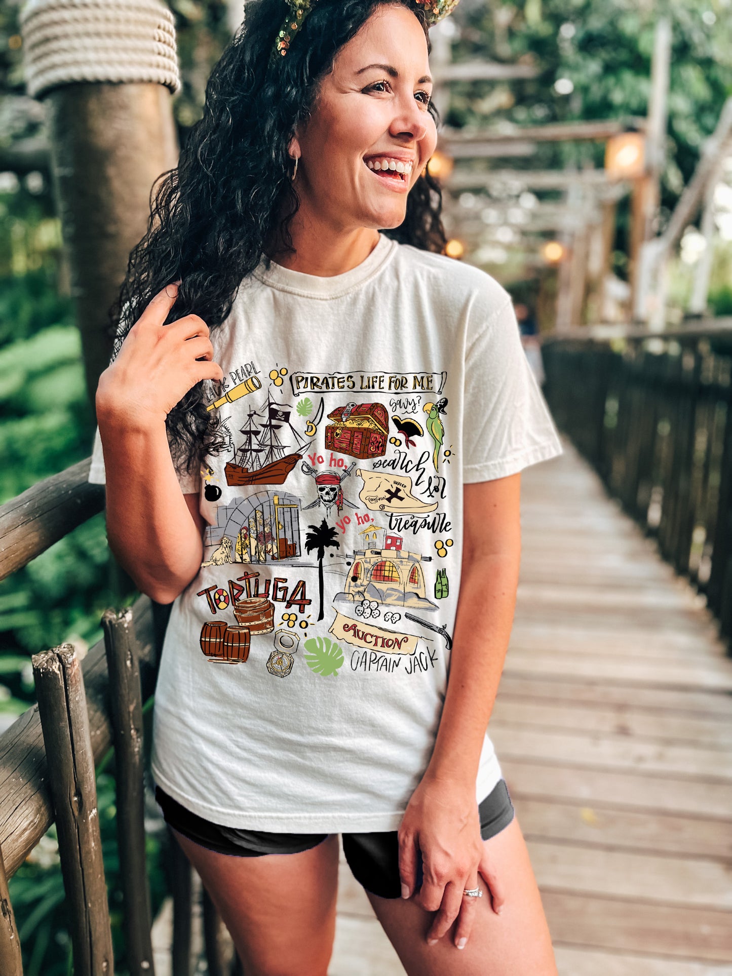 Pirate Sketch Tee - M, XL, 2XL, 4XL