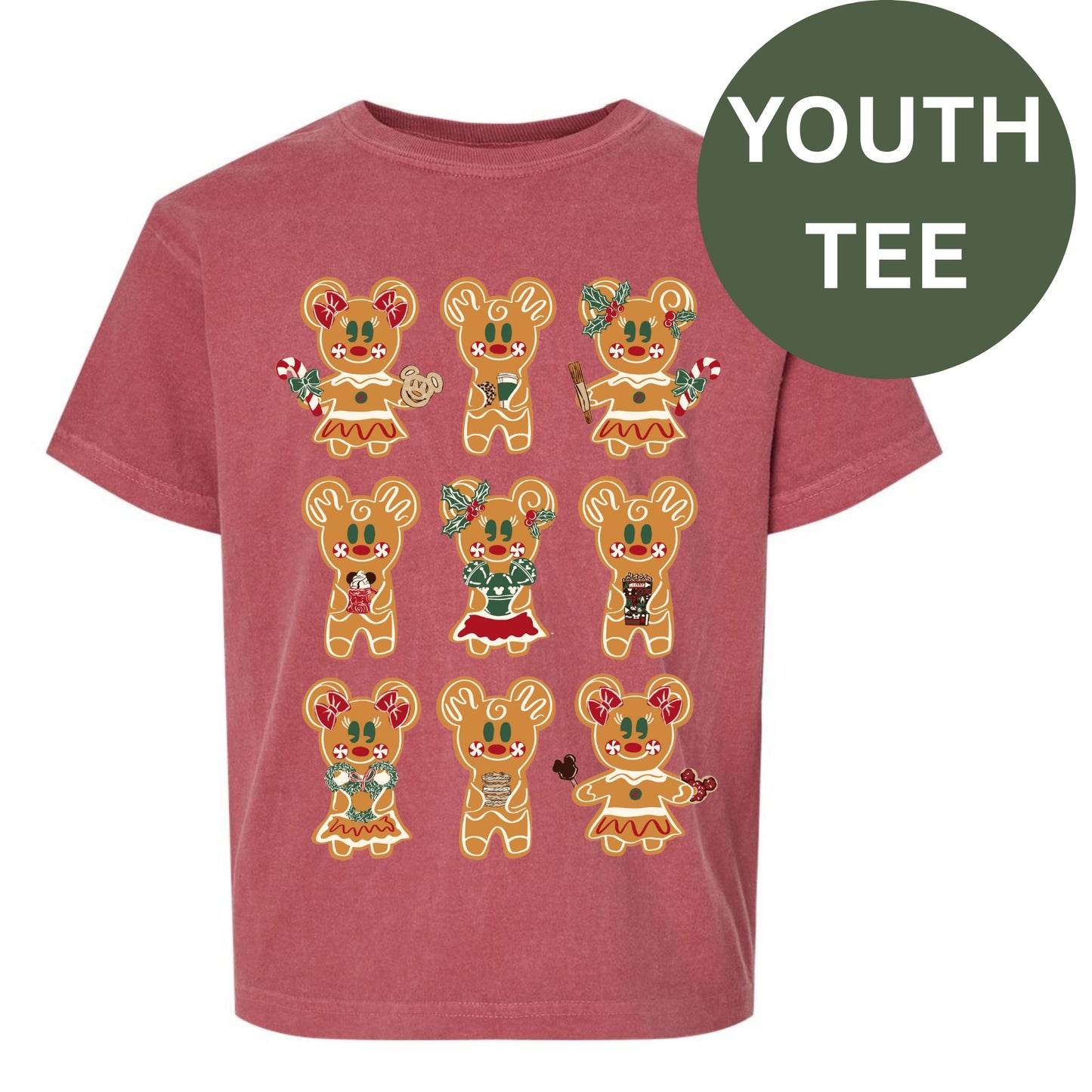 YOUTH Gingerbread Snacks CC Tee- PREORDER