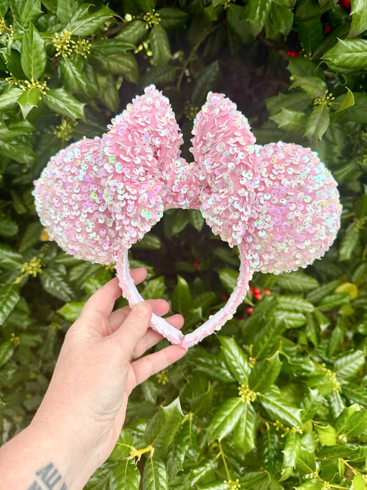 Light Pink Confetti Ears - Dreaming of Magic Designs - PREORDER