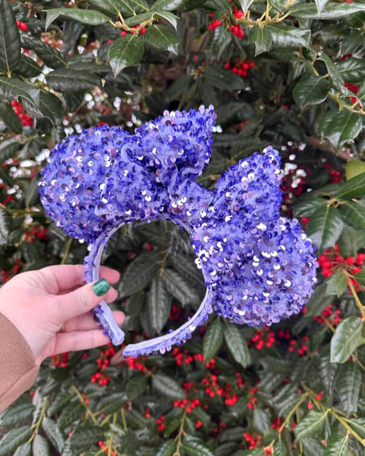 Dark Purple Confetti Ears - Dreaming of Magic Designs