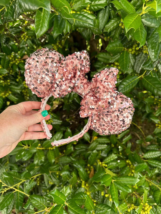 Rose Gold Confetti Ears - Dreaming of Magic Designs