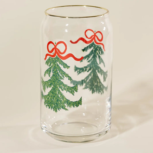 Christmas Tree Glass Cup - PREORDER