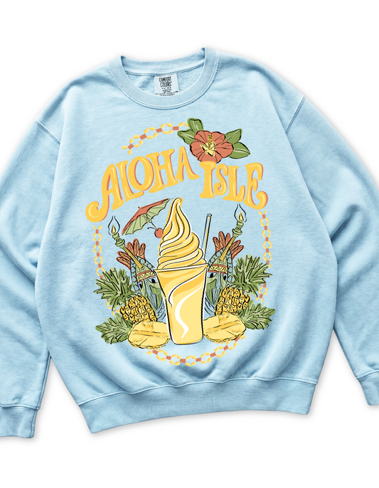 Pineapple Paradise Sweatshirt - Chambray - PREORDER