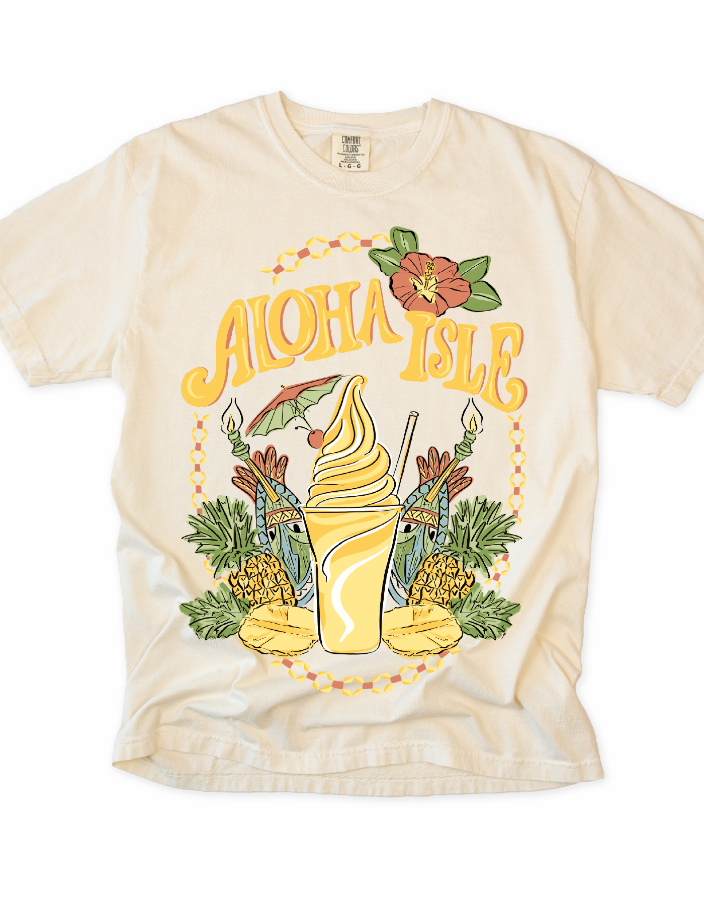 Pineapple Paradise Tee - Ivory - PREORDER