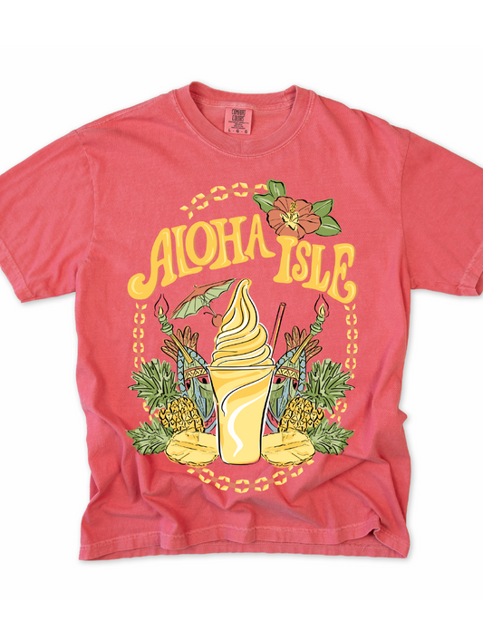 Pineapple Paradise Tee - Watermelon - PREORDER