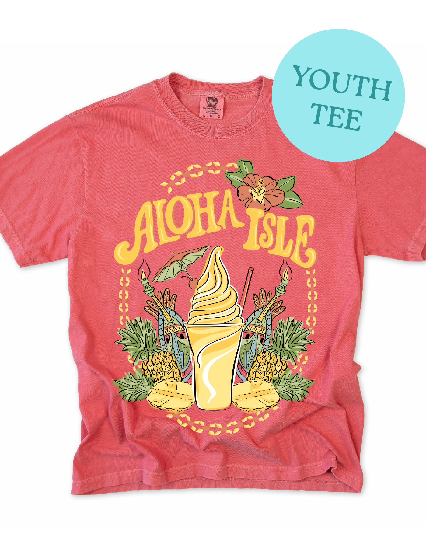 YOUTH Pineapple Paradise Tee - Watermelon - PREORDER