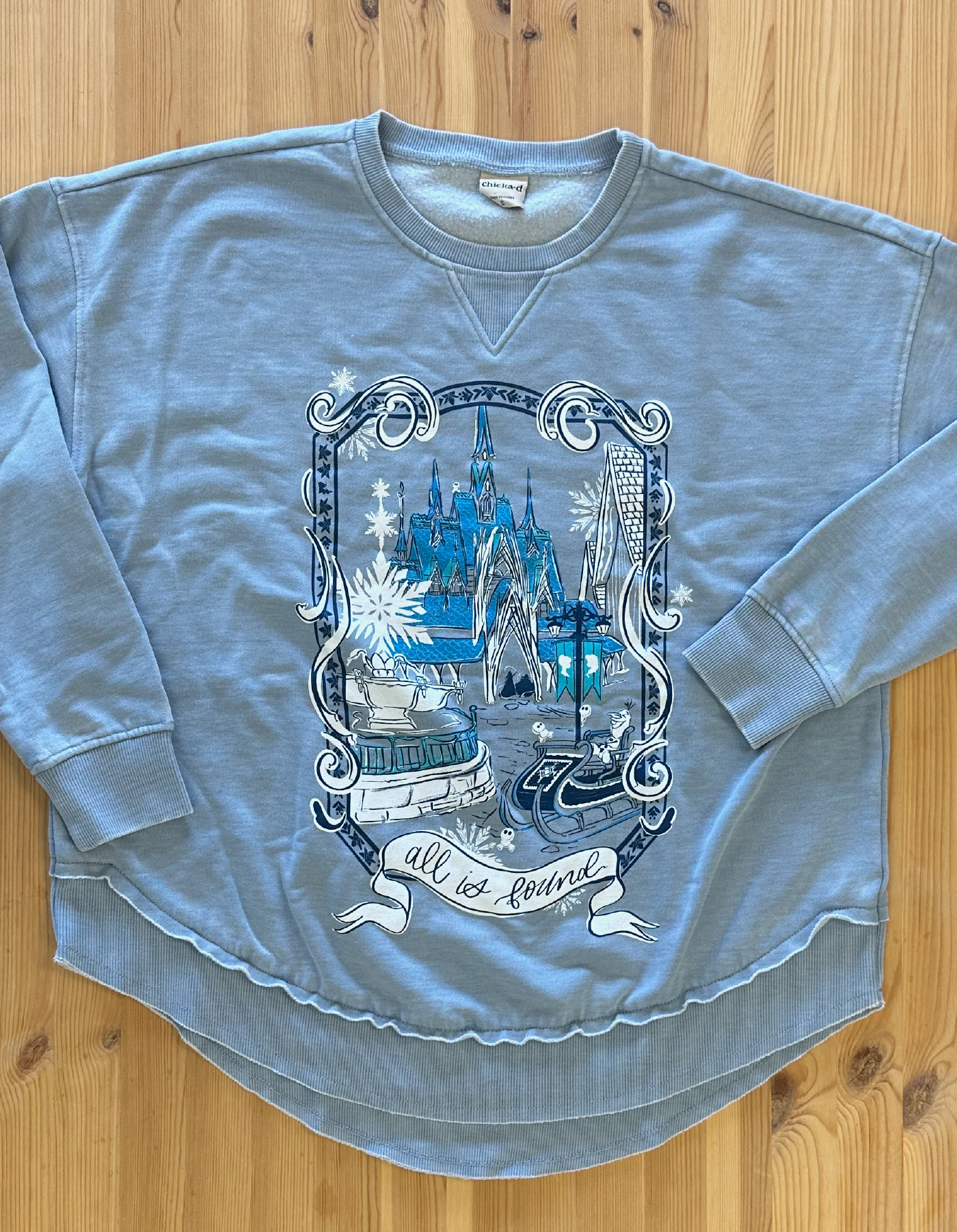 All is Found Bows and Borders Hi Low Pullover - M+L