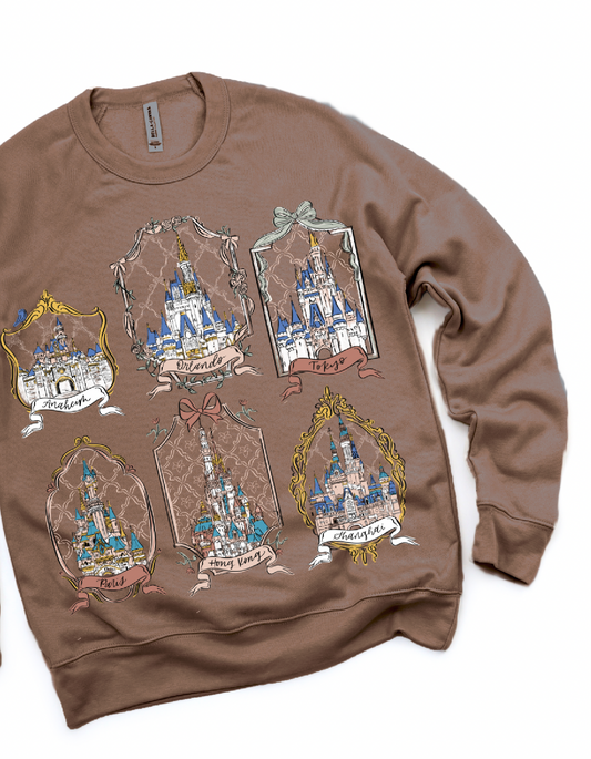 Castle Gallery Sponge Fleece Sweatshirt - Vintage Brown - PREORDER