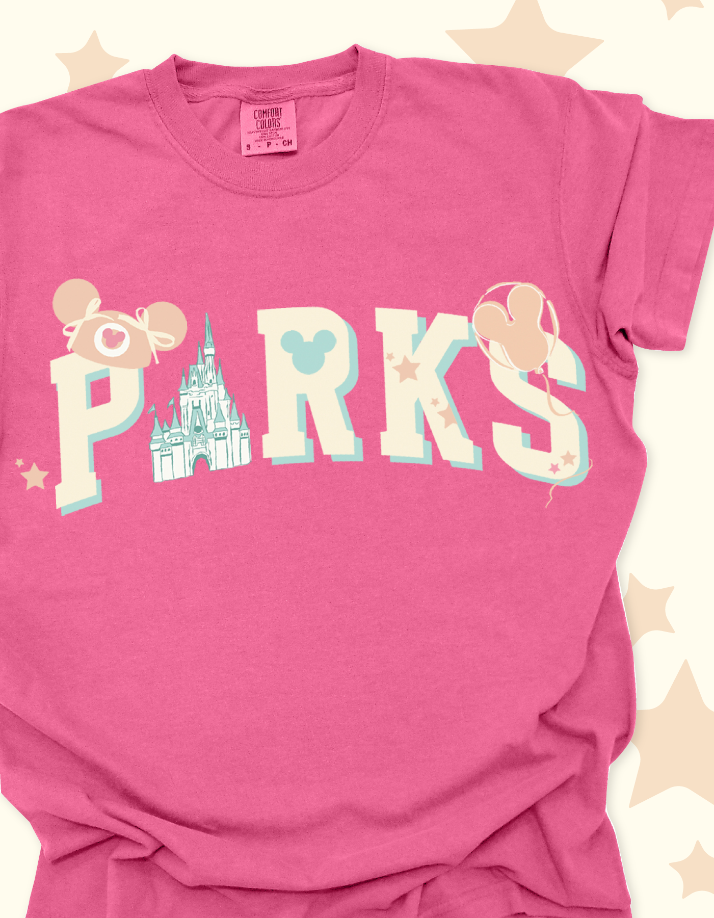 Iconic Parks CC Tee - Crunchberry - PREORDER
