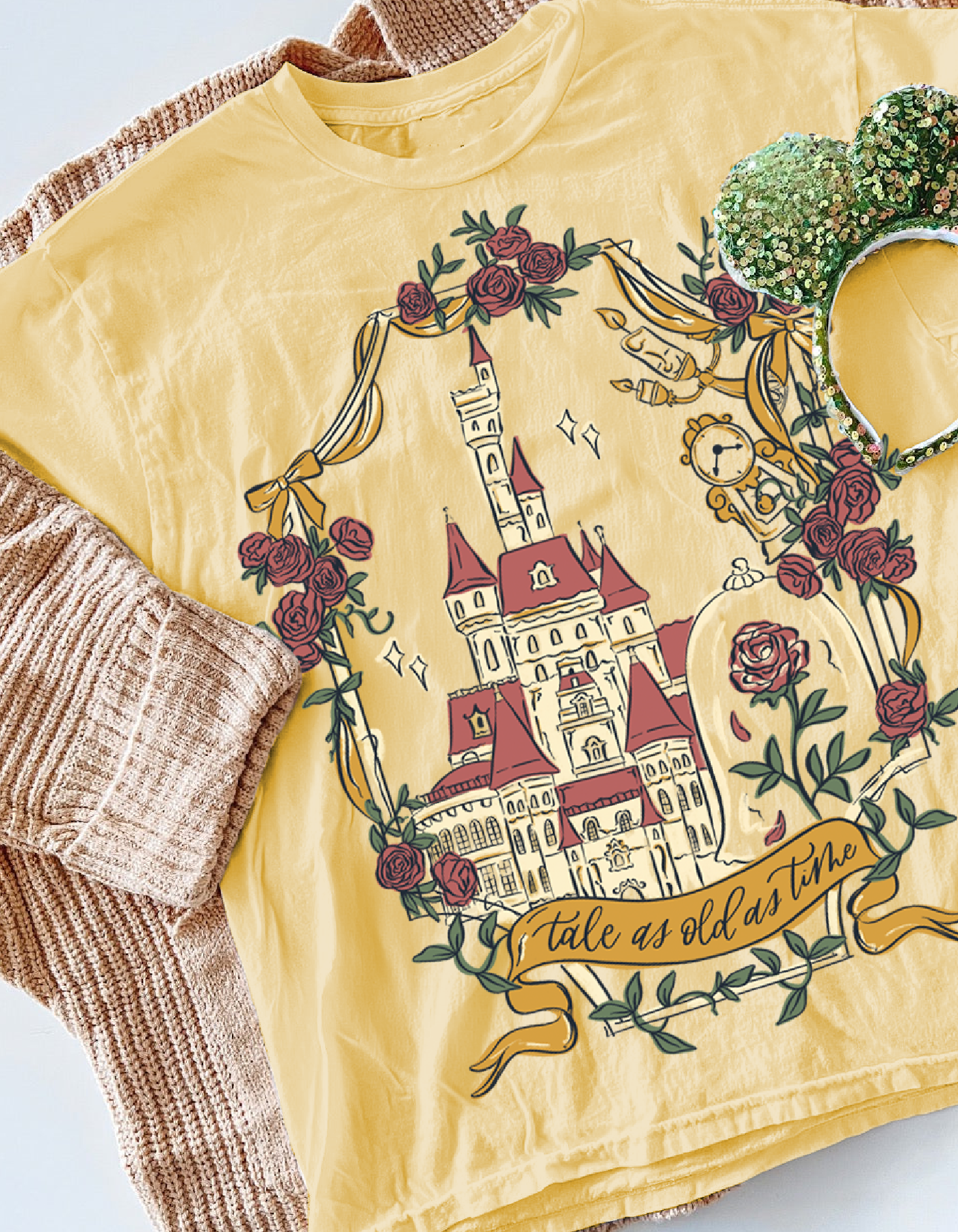 Belle's Castle CC Tee – Butter – PREORDER