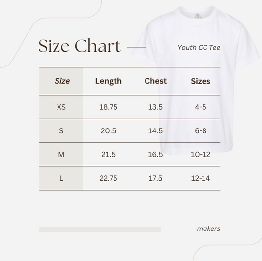 YOUTH Gingerbread Snacks CC Tee - YXS + YS