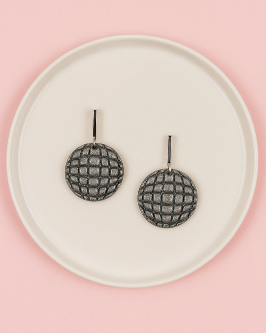 Disco Ball Earrings - Opal & Rain
