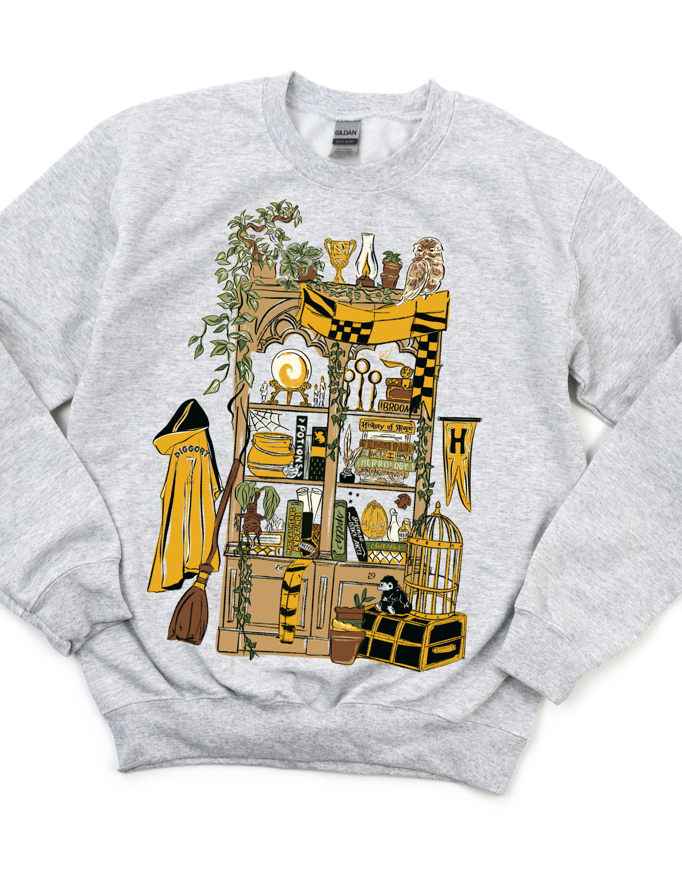 Loyal Common Room Bookcase Sweatshirt - Ash Gray - PREORDER