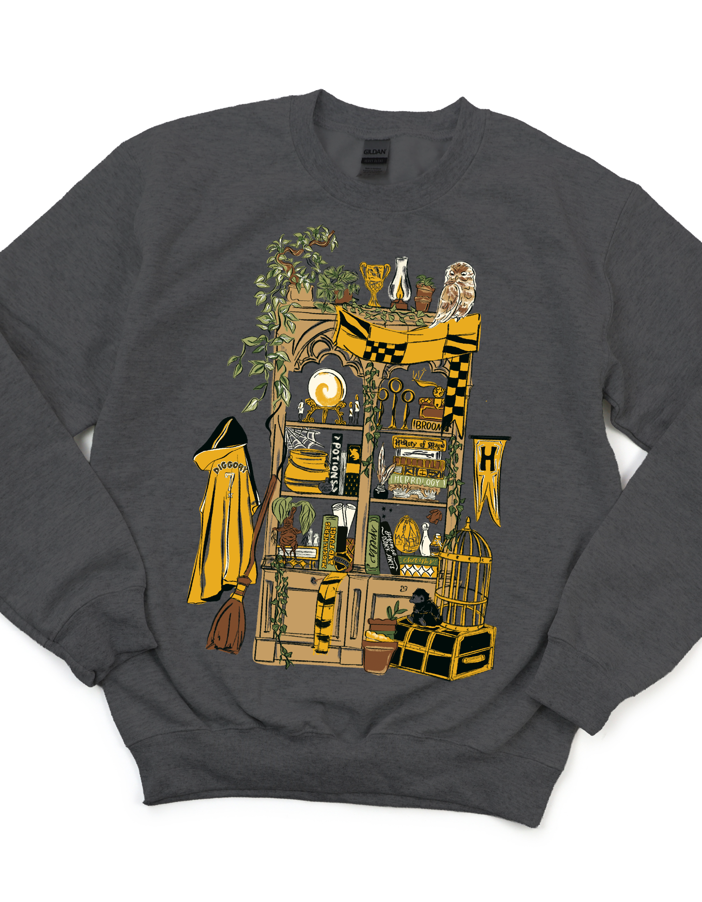 Loyal Common Room Bookcase Sweatshirt - Dark Heather - PREORDER