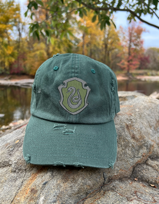 Snake Emblem Hat - Forest Green