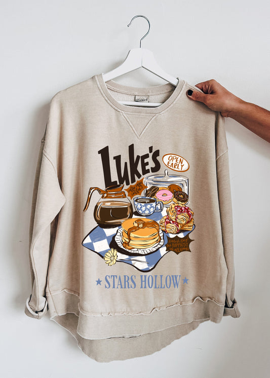 Coffee at Luke's Hi-Low Crewneck - XL