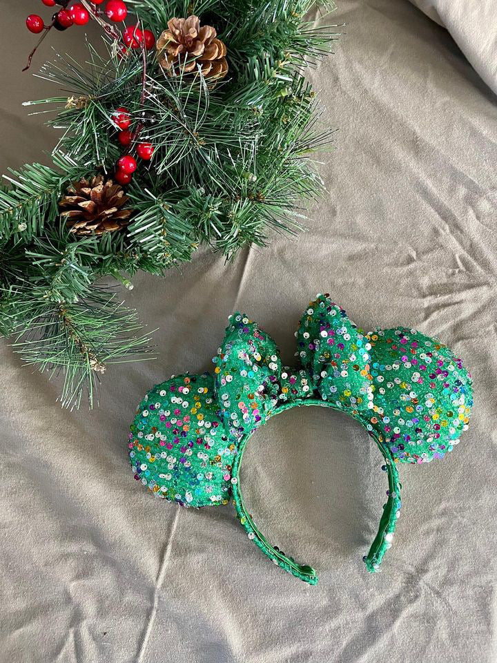 Christmas Lights Confetti Ears - Dreaming of Magic Designs