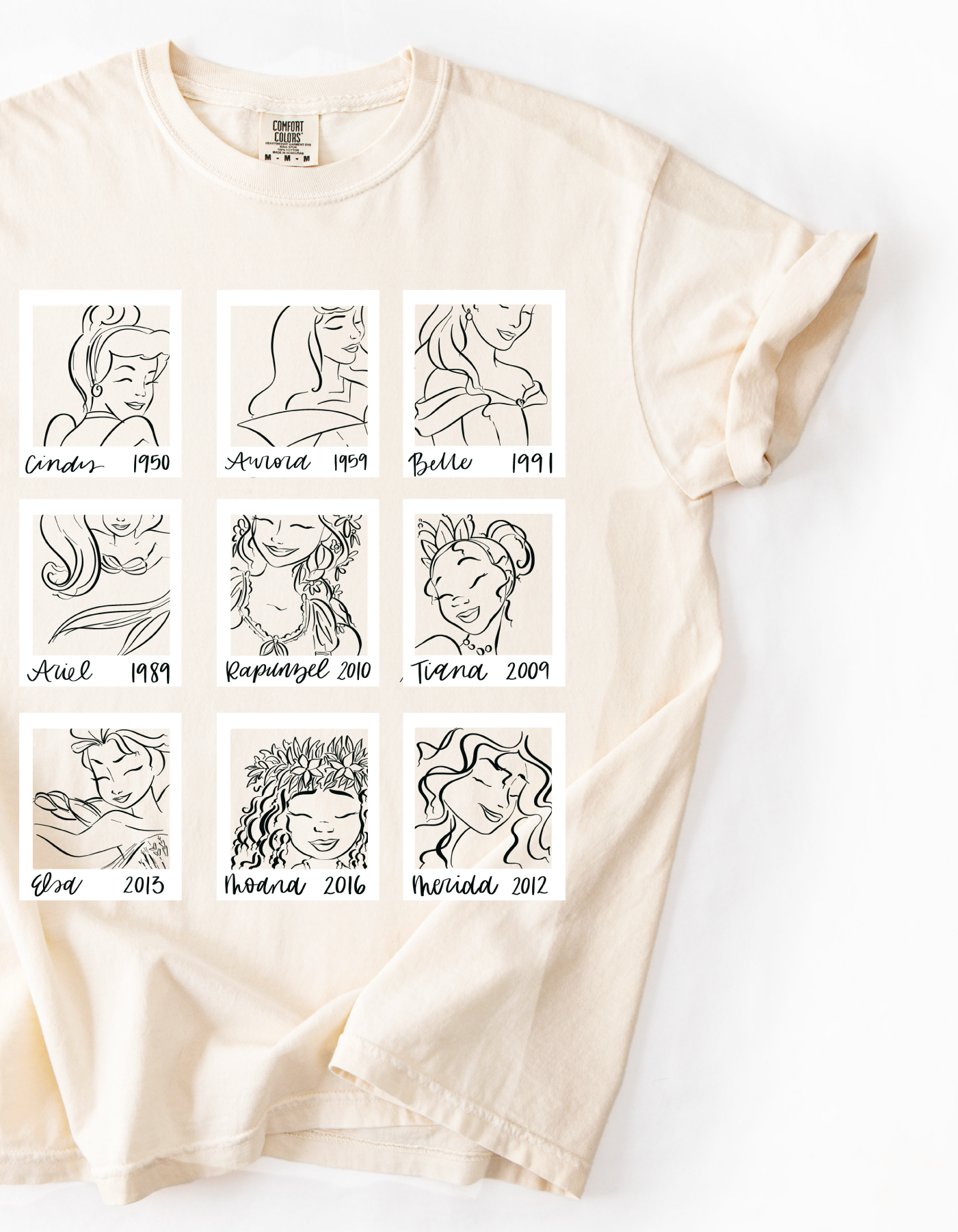 Princess Polaroid CC Tee - Ivory