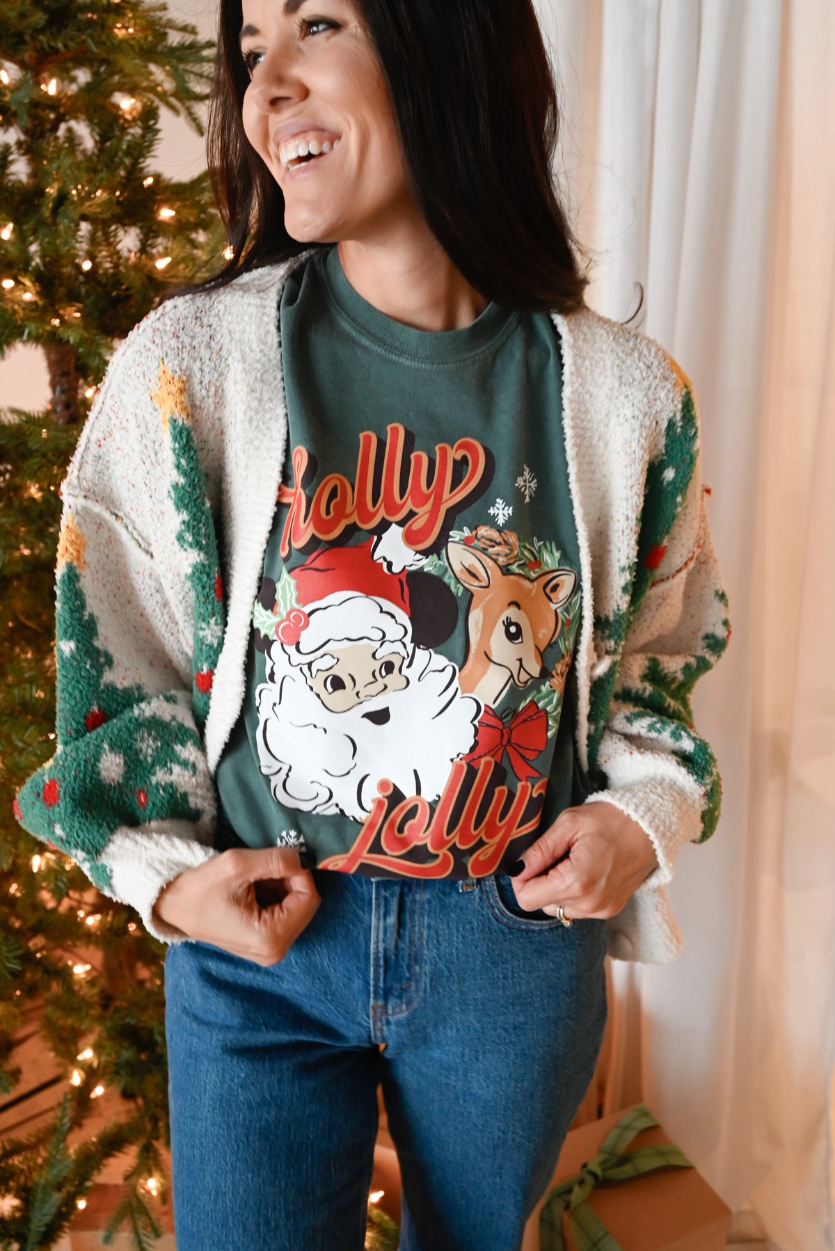 Jolly Ol' Saint Nick CC Tee- Blue Spruce- PREORDER