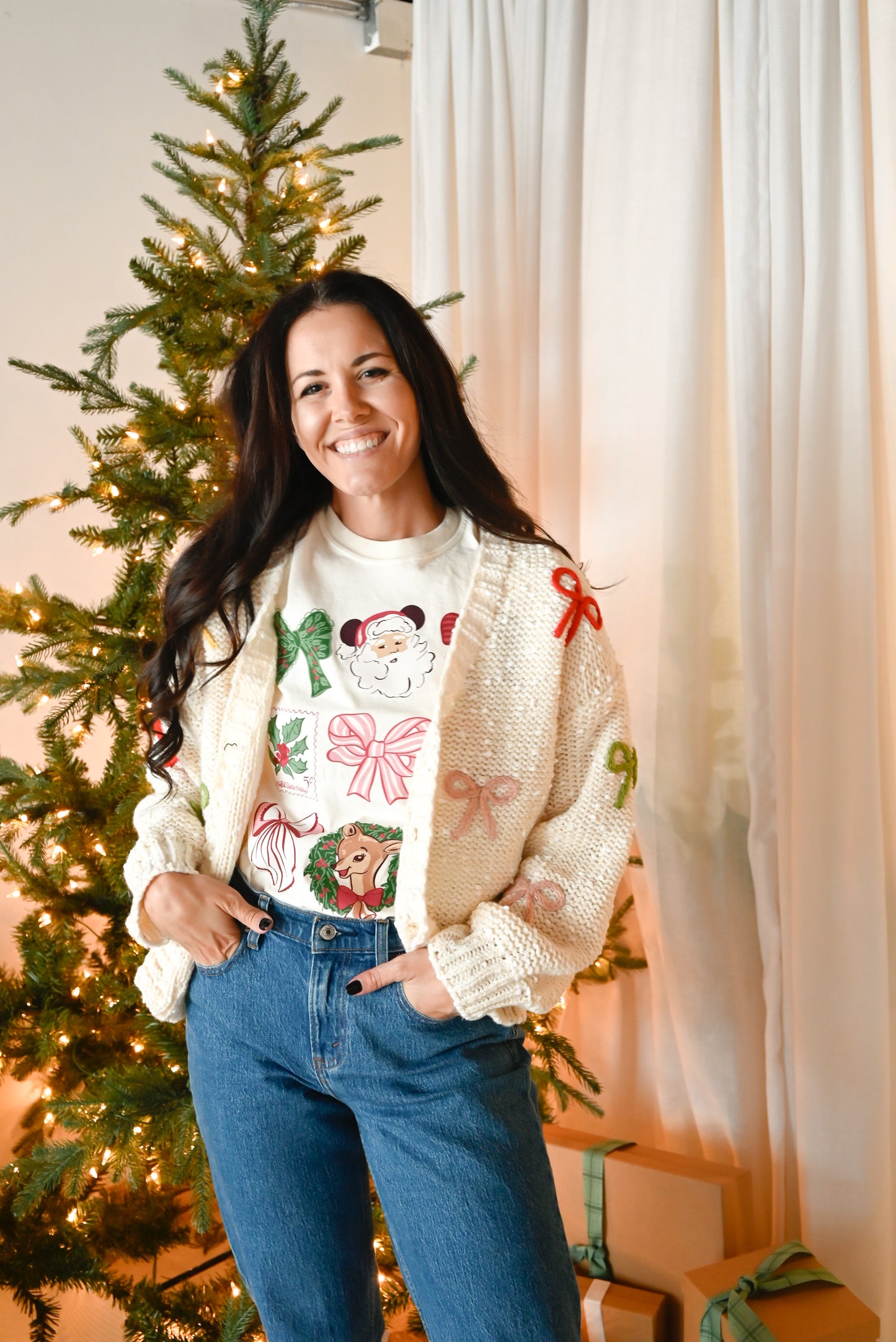 Retro Holiday CC Tee - S