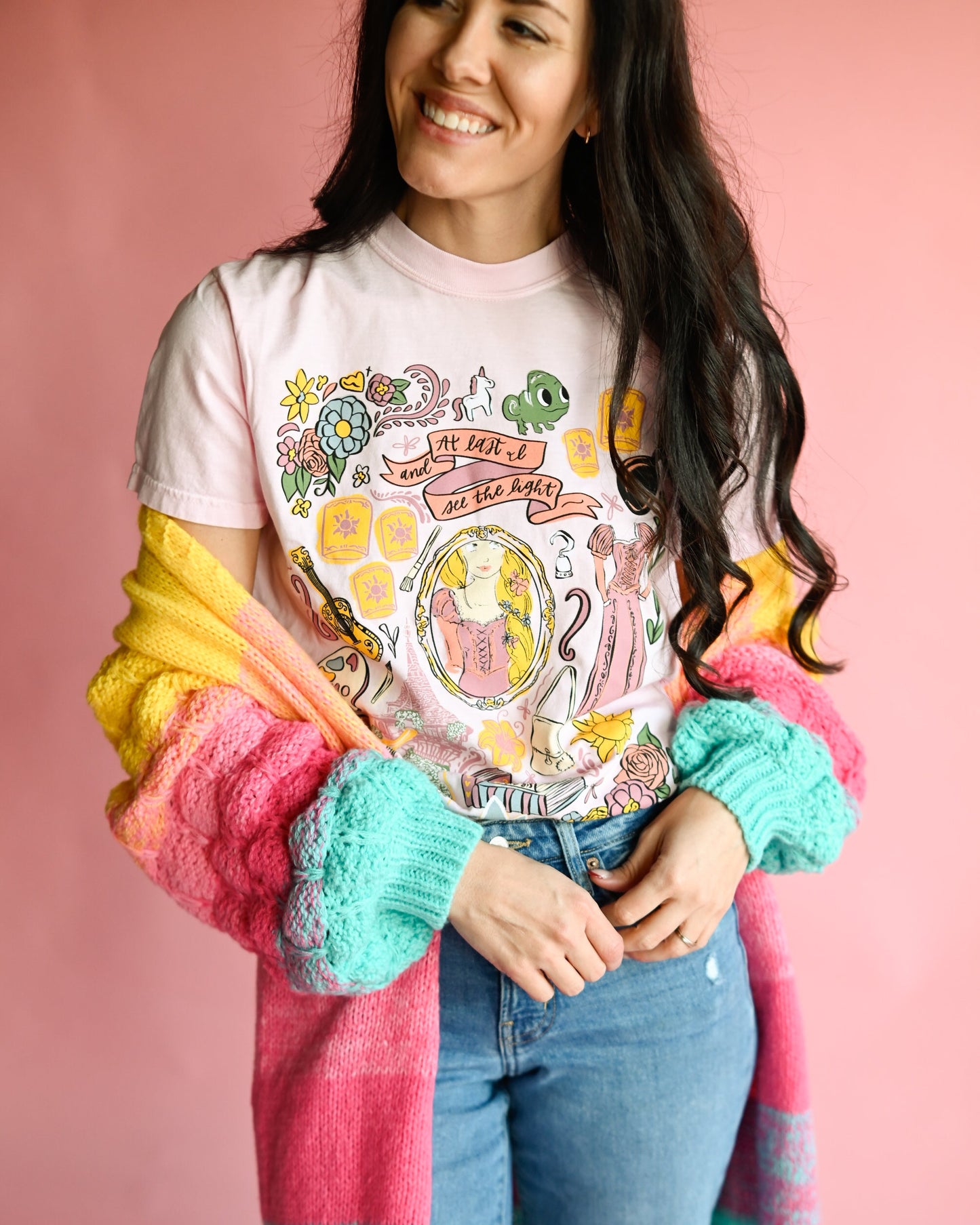 Lost Princess Sketch Tee - Blossom - IMPERFECT - XL, 2X