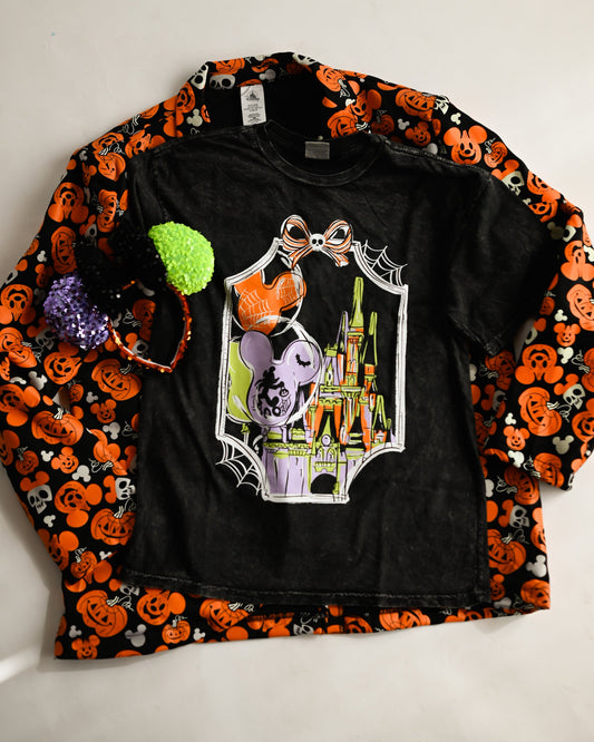 Halloween Park Snap Mineral Wash Tee