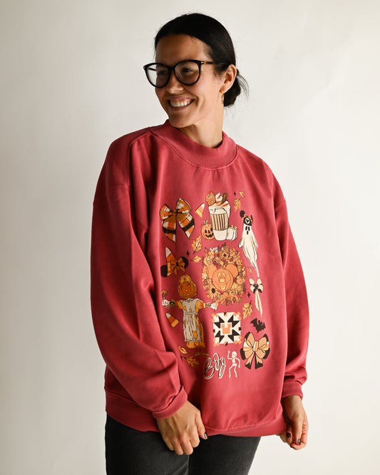 Pumpkin Celebration Nantucket Sweatshirt - XL