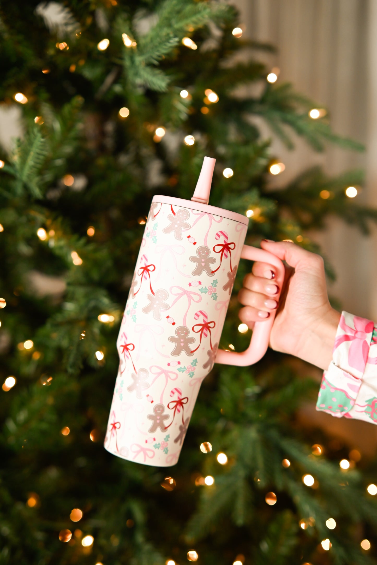 Gingerbread 40oz Tumbler